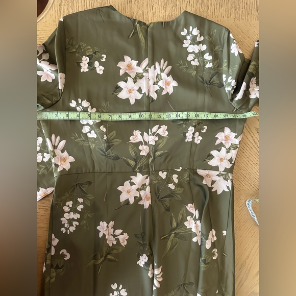 New,Sachin&Babi Tyra Satin Midi Dress,Sz 14,no zipper Pull Tab/zipper Works Exc. - Picture 11 of 11